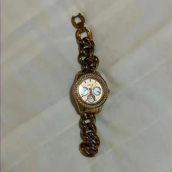 Fossil Accessories - Fossil Gold Chain Link Watch